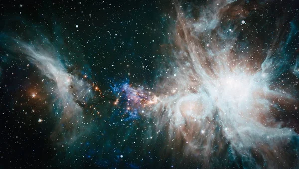 Beautiful Nebula Stars Galaxies Elements Image Furnished Nasa — Stock Photo, Image