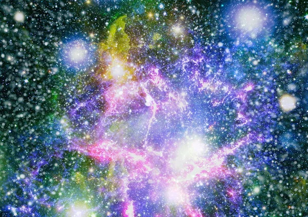 Hermosa Nebulosa Estrellas Galaxias Elementos Esta Imagen Proporcionados Por Nasa — Foto de Stock