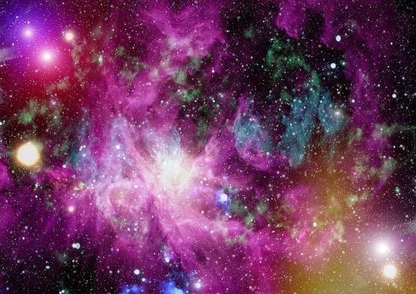 Bela Nebulosa Estrelas Galáxias Elementos Desta Imagem Fornecidos Pela Nasa — Fotografia de Stock