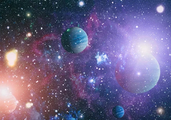 Nebulosa Galáxias Espaço Elementos Desta Imagem Fornecidos Pela Nasa — Fotografia de Stock