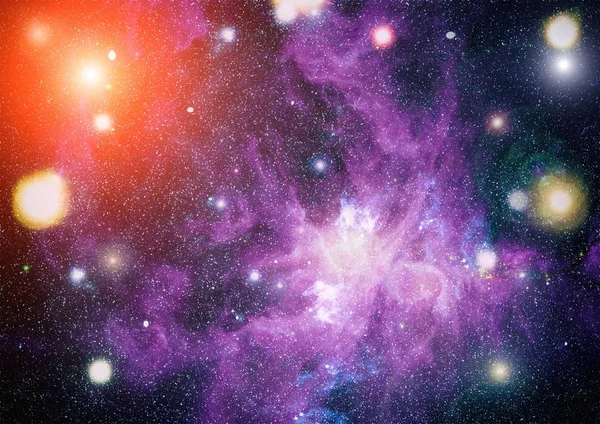 Beautiful Nebula Stars Galaxies Elements Image Furnished Nasa — Stock Photo, Image