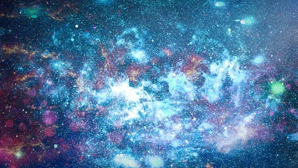 Beautiful Nebula Stars Galaxies Elements Image Furnished Nasa — Stock Photo, Image