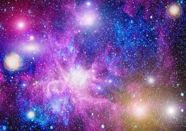 Vackra Nebulosa Stjärnor Och Galaxer Delar Denna Bild Från Nasa — Stockfoto