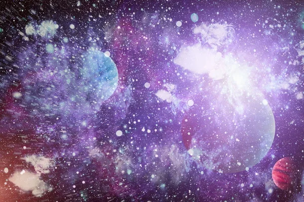 Mlhovina Galaxie Vesmíru Prvky Tohoto Snímku Poskytla Nasa — Stock fotografie