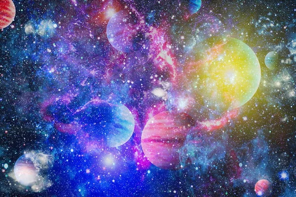 Nebulosa Galaxias Espacio Elementos Esta Imagen Proporcionados Por Nasa — Foto de Stock