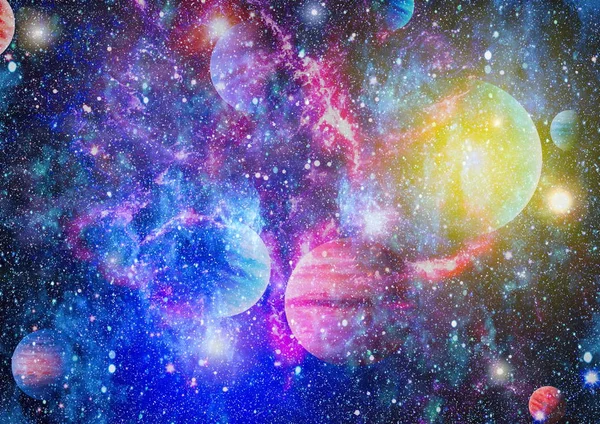 Туманність Галактики Космосі Елементи Цього Зображення Мебльовані — стокове фото