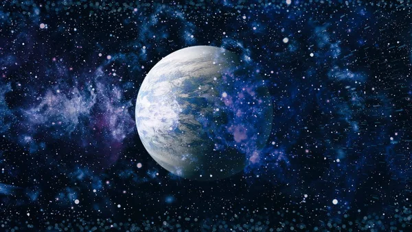 Weltraum Viele Lichtjahre Von Der Erde Entfernt Elemente Dieses Bildes — Stockfoto
