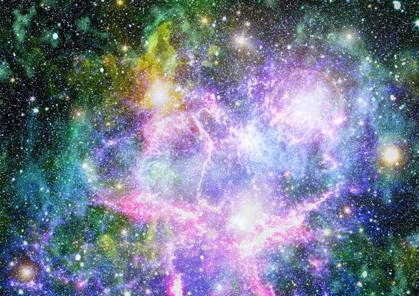 Hermosa Nebulosa Estrellas Galaxias Elementos Esta Imagen Proporcionados Por Nasa —  Fotos de Stock