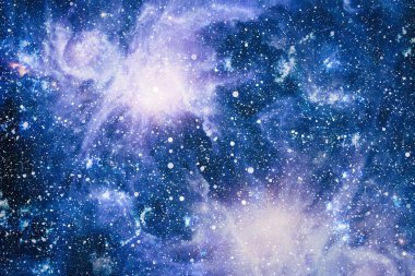 birçok ışık yılı uzakta dünya derin uzayda yıldız alanı. Bu görüntü nasa tarafından döşenmiş unsurları