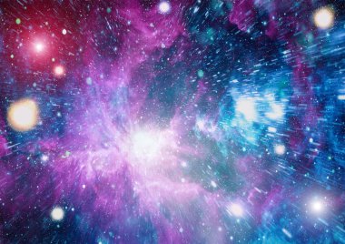 birçok ışık yılı uzakta dünya derin uzayda yıldız alanı. Bu görüntü nasa tarafından döşenmiş unsurları