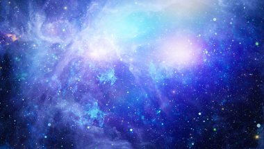 birçok ışık yılı uzakta dünya derin uzayda yıldız alanı. Bu görüntü nasa tarafından döşenmiş unsurları