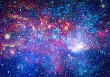 birçok ışık yılı uzakta dünya derin uzayda yıldız alanı. Bu görüntü nasa tarafından döşenmiş unsurları