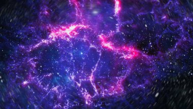 birçok ışık yılı uzakta dünya derin uzayda yıldız alanı. Bu görüntü nasa tarafından döşenmiş unsurları