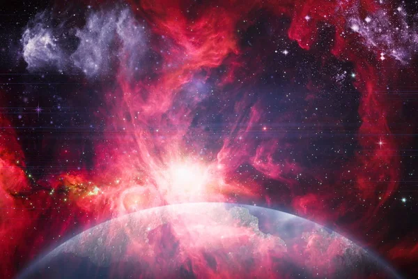 Star field in deep space many light years far from the Earth. Elements of this image furnished by NASA