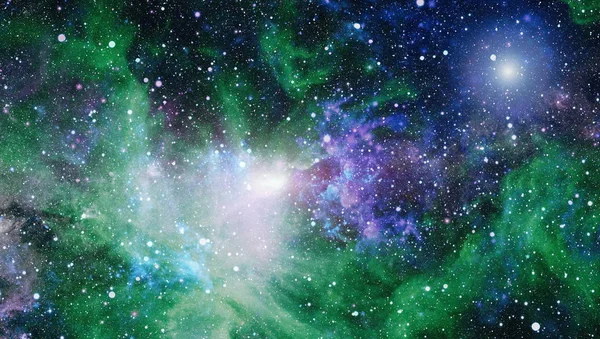 Futuristic Abstract Space Background Night Sky Stars Nebula Elements Image — Stock Photo, Image