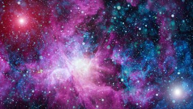 birçok ışık yılı uzakta dünya derin uzayda yıldız alanı. Bu görüntü nasa tarafından döşenmiş unsurları