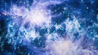 birçok ışık yılı uzakta dünya derin uzayda yıldız alanı. Bu görüntü nasa tarafından döşenmiş unsurları