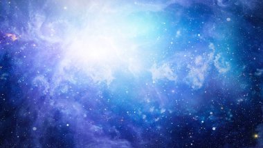 birçok ışık yılı uzakta dünya derin uzayda yıldız alanı. Bu görüntü nasa tarafından döşenmiş unsurları