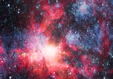 birçok ışık yılı uzakta dünya derin uzayda yıldız alanı. Bu görüntü nasa tarafından döşenmiş unsurları