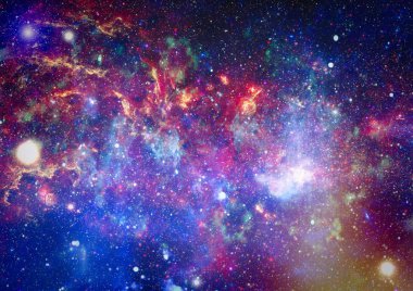 birçok ışık yılı uzakta dünya derin uzayda yıldız alanı. Bu görüntü nasa tarafından döşenmiş unsurları