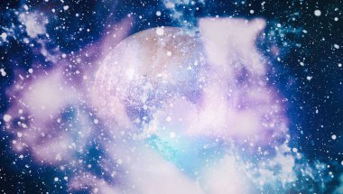 birçok ışık yılı uzakta dünya derin uzayda yıldız alanı. Bu görüntü nasa tarafından döşenmiş unsurları