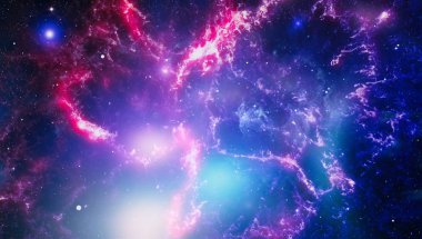 birçok ışık yılı uzakta dünya derin uzayda yıldız alanı. Bu görüntü nasa tarafından döşenmiş unsurları