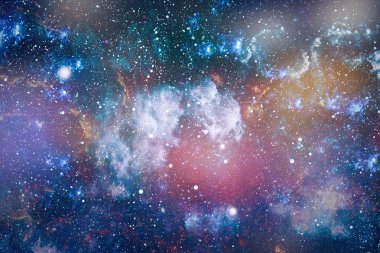 birçok ışık yılı uzakta dünya derin uzayda yıldız alanı. Bu görüntü nasa tarafından döşenmiş unsurları