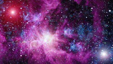 birçok ışık yılı uzakta dünya derin uzayda yıldız alanı. Bu görüntü nasa tarafından döşenmiş unsurları