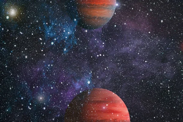 Вогняний Вибух Космосі Абстрактна Ілюстрація Всесвіту Елементи Цього Зображення Надані — стокове фото