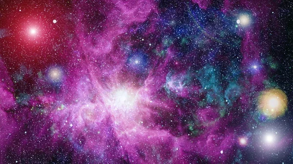 Stjärnan Sätter Rymden Många Ljusår Från Jorden Delar Denna Bild — Stockfoto