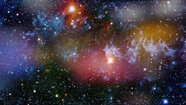 Звездное Поле Глубоком Космосе Много Световых Лет Дальше Земли Элементы — стоковое фото