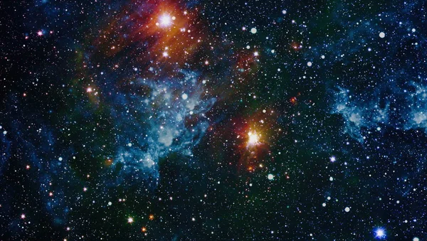 Sterren Veld Deep Space Vele Lichtjaren Ver Van Aarde Elementen — Stockfoto