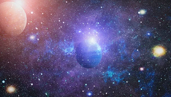 Esplosione Fuoco Nello Spazio Illustrazione Astratta Dell Universo Elementi Questa — Foto Stock