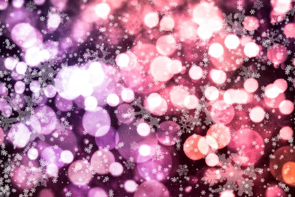 Blurred bokeh light background, Christmas and New Year holidays background — Stock Photo, Image