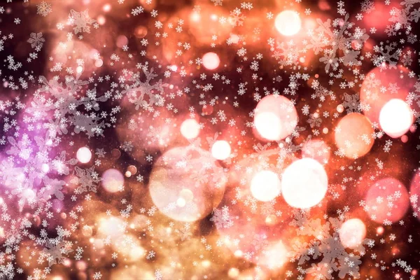 Blurred bokeh light background, Christmas and New Year holidays background — Stock Photo, Image