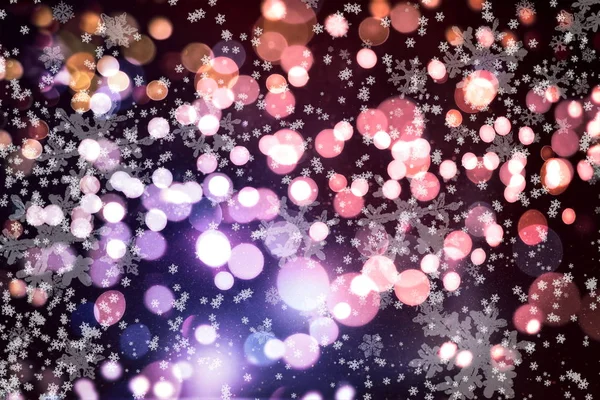 Homályos bokeh fény háttér, karácsonyi és újévi ünnepek háttér — Stock Fotó