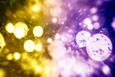 Parlak ışık soyut bokeh bulanık doku arka plan Spotlar