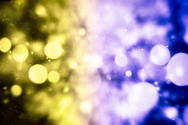 Parlak ışık soyut bokeh bulanık doku arka plan Spotlar