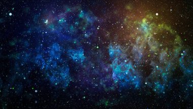 Yüksek çözünürlüklü yıldız alanı. Yıldızlı uzay arka plan dokusu. Renkli Yıldızlı Gece Gökyüzü Dış Uzay arkaplanı