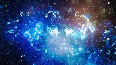 Yüksek çözünürlüklü yıldız alanı. Yıldızlı uzay arka plan dokusu. Renkli Yıldızlı Gece Gökyüzü Dış Uzay arkaplanı