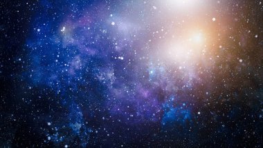 Yüksek çözünürlüklü yıldız alanı. Yıldızlı uzay arka plan dokusu. Renkli Yıldızlı Gece Gökyüzü Dış Uzay arkaplanı