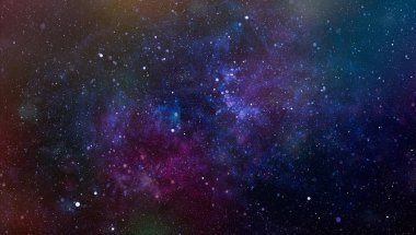Yüksek çözünürlüklü yıldız alanı. Yıldızlı uzay arka plan dokusu. Renkli Yıldızlı Gece Gökyüzü Dış Uzay arkaplanı