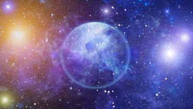 Derin uzay. Yüksek çözünürlüklü yıldız alanı. Yıldızlı uzay arka plan dokusu. Renkli Yıldızlı Gece Gökyüzü Dış Uzay arkaplanı