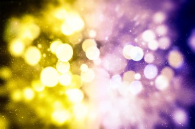 Soyut bulanık ve gümüş pırıltılı Parlatıcı ampuller ışık arka plan: bulanıklık Noel duvar kağıdı dekorasyon concept.holiday festival zemin: ışıltı daire kutlamaları ekran yaktı.