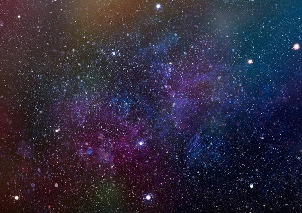 High definition star field background . Starry outer space background texture . Colorful Starry Night Sky Outer Space background