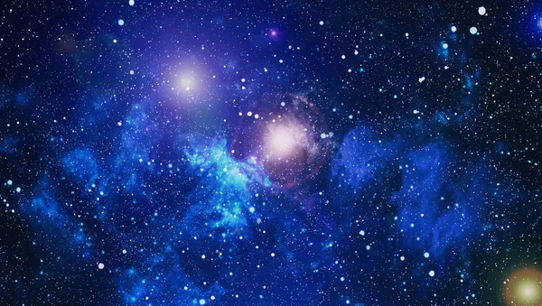 Abstraktionsraum Hintergrund Für Design Mystisches Licht Bunte Sternenhimmel Nachthimmel Weltraum — Stockfoto