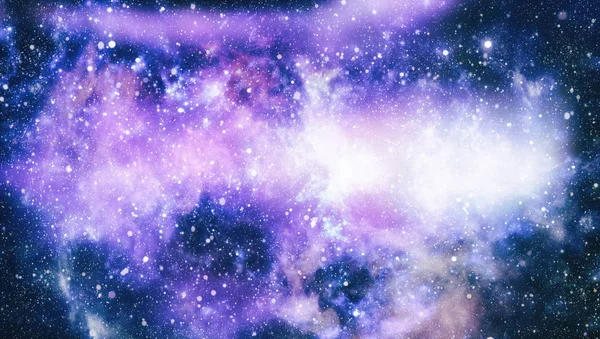設計の抽象化空間の背景 神秘的な光 カラフルな星空の夜空宇宙背景 — ストック写真