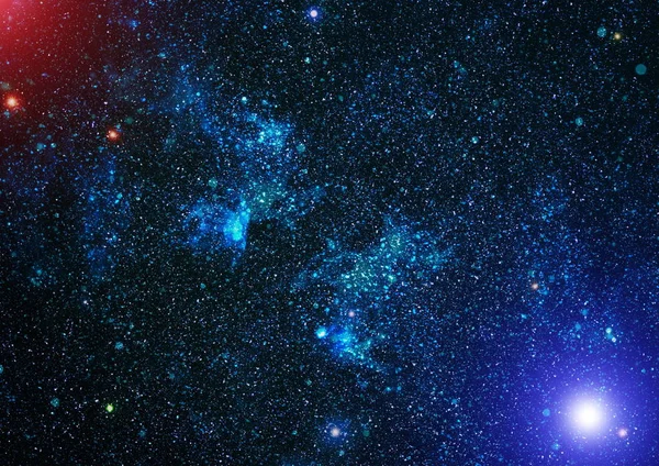 Fondo Espacio Abstracción Para Diseño Luz Mística Colorido Estrellado Cielo — Foto de Stock