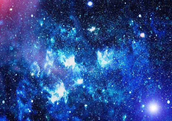 Фон Абстрактного Пространства Дизайна Мистическое Освещение Красочная Звездная Ночь Небо — стоковое фото