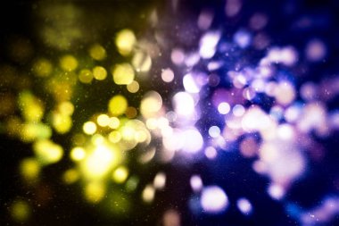 Soyut bulanık ve gümüş pırıltılı Parlatıcı ampuller ışık arka plan: bulanıklık Noel duvar kağıdı dekorasyon concept.holiday festival zemin: ışıltı daire kutlamaları ekran yaktı.